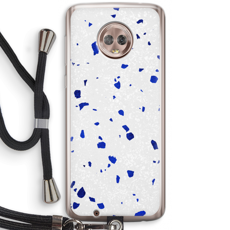 Terrazzo N°5: Motorola Moto G6 Transparant Hoesje met koord