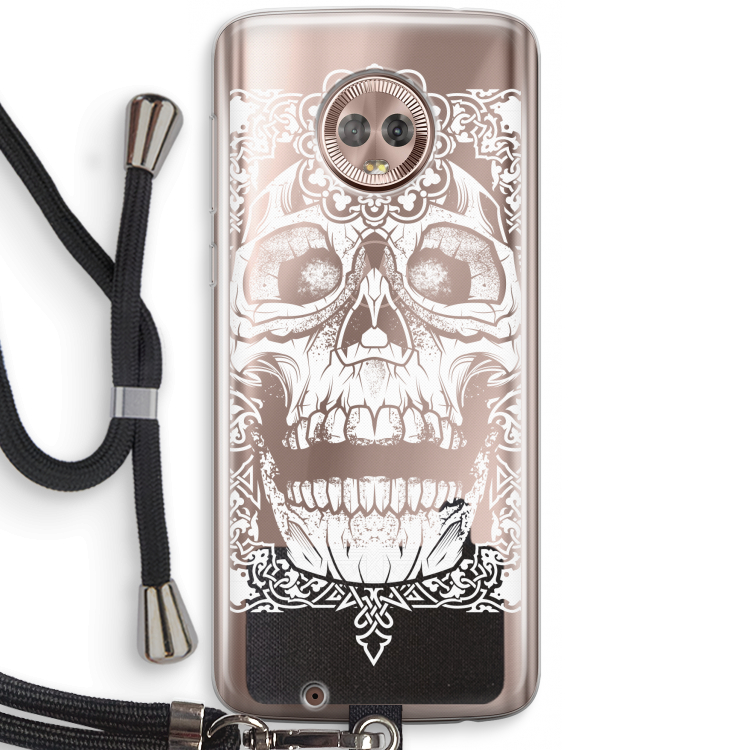 Seek & Destroy: Motorola Moto G6 Transparant Hoesje met koord