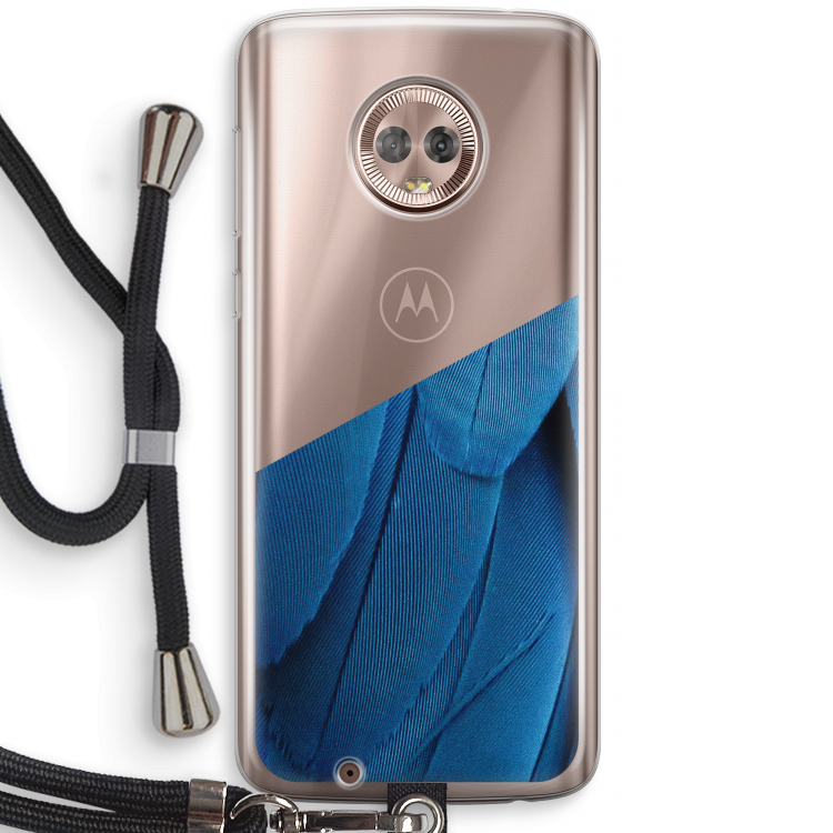 Pauw: Motorola Moto G6 Transparant Hoesje met koord