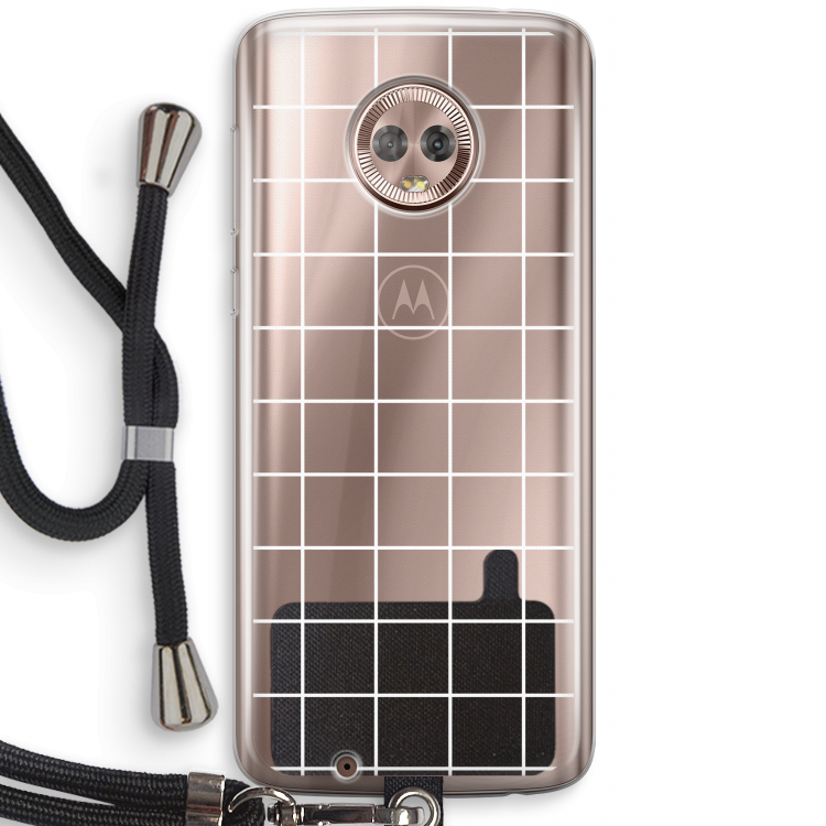Rooster 2: Motorola Moto G6 Transparant Hoesje met koord