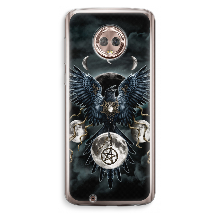 Sinister Wings: Motorola Moto G6 Transparant Hoesje
