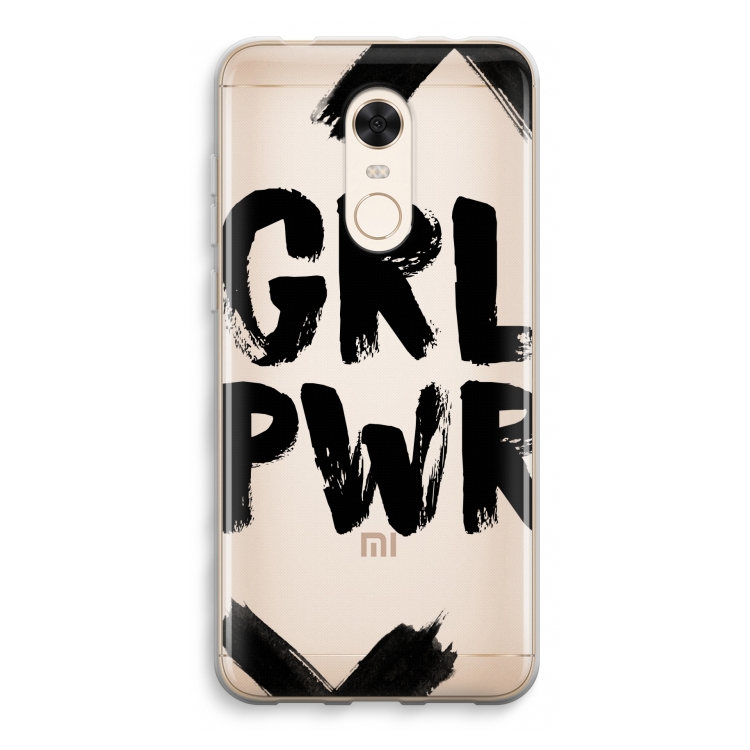 Girl Power #2: Xiaomi Redmi 5 Transparant Hoesje