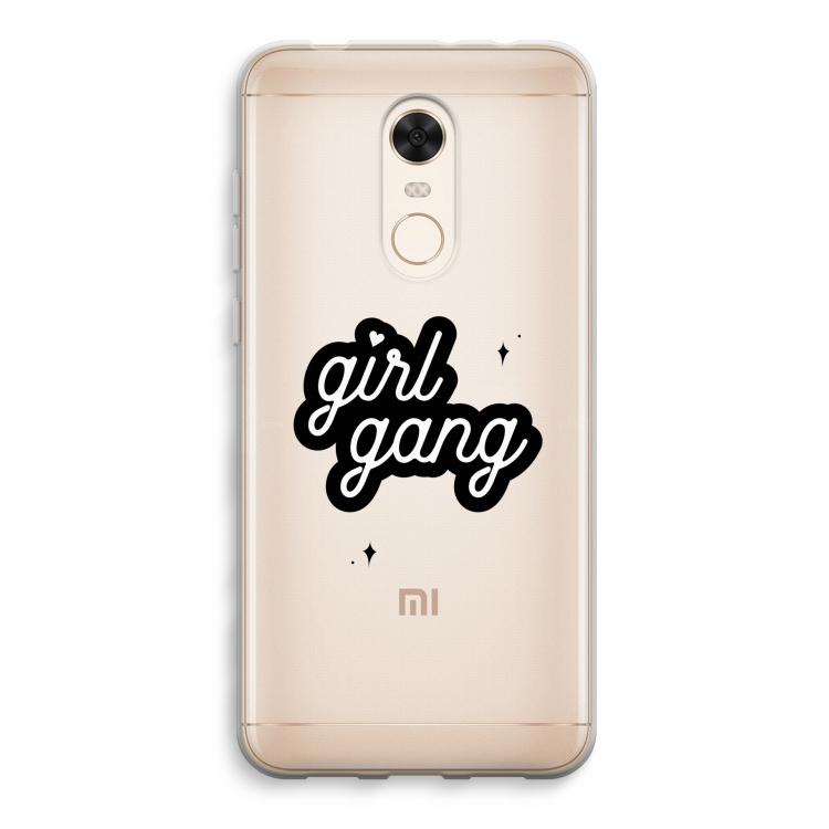 Girl Gang: Xiaomi Redmi 5 Transparant Hoesje