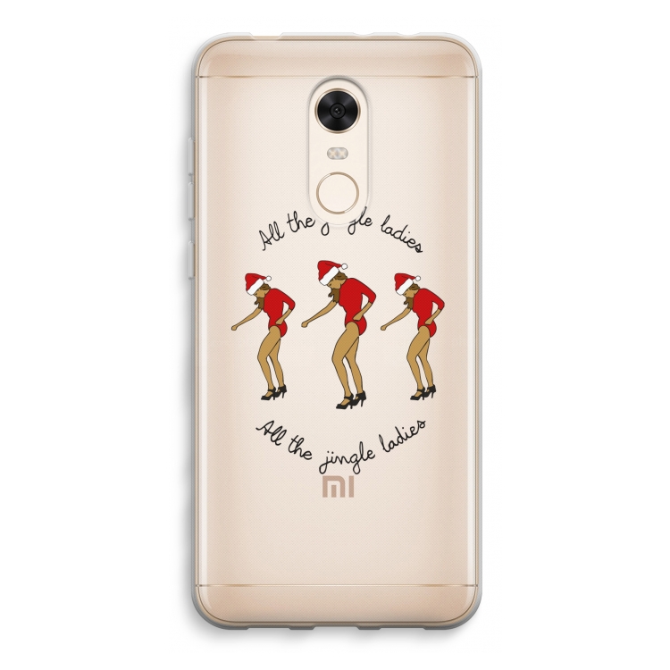 Jingle Ladies: Xiaomi Redmi 5 Transparant Hoesje
