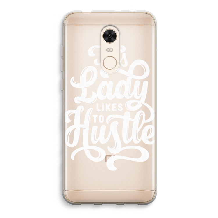Hustle Lady: Xiaomi Redmi 5 Transparant Hoesje