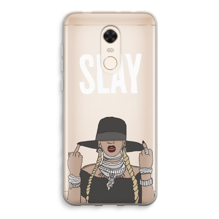 Slay All Day: Xiaomi Redmi 5 Transparant Hoesje