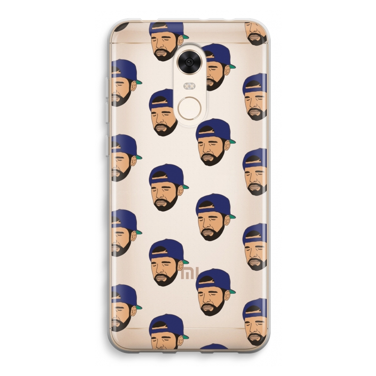 Drake Away: Xiaomi Redmi 5 Transparant Hoesje