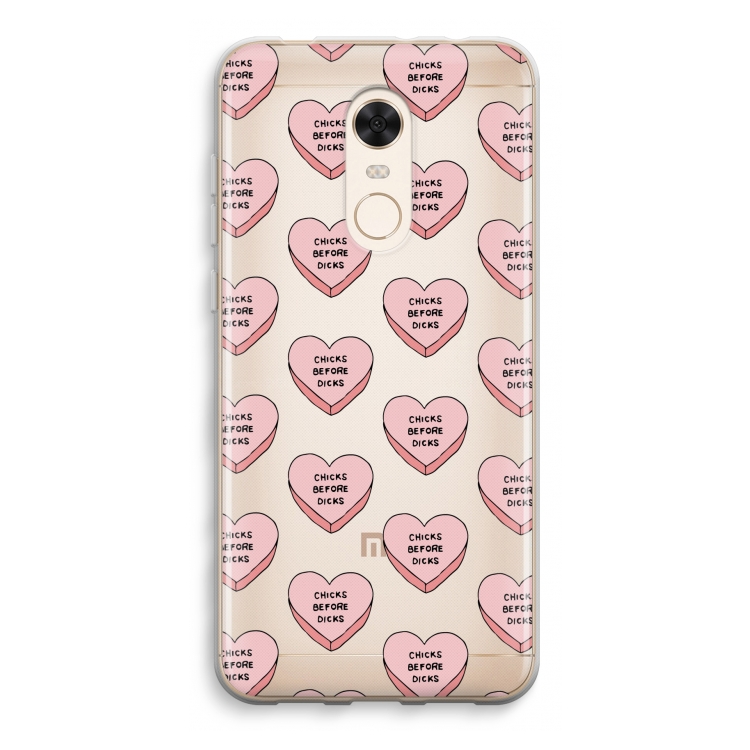 Chicks before dicks: Xiaomi Redmi 5 Transparant Hoesje