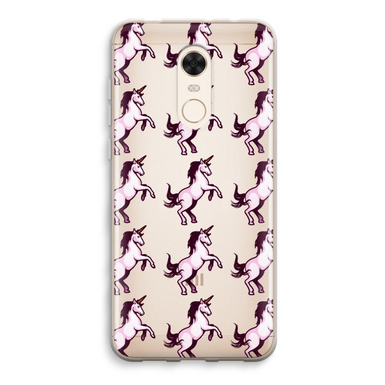 Musketon Unicorn: Xiaomi Redmi 5 Transparant Hoesje