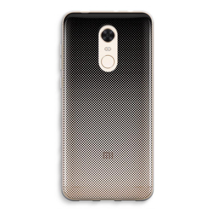 Musketon Halftone: Xiaomi Redmi 5 Transparant Hoesje