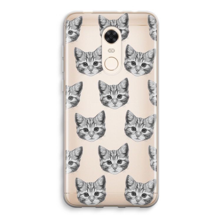 Kitten: Xiaomi Redmi 5 Transparant Hoesje