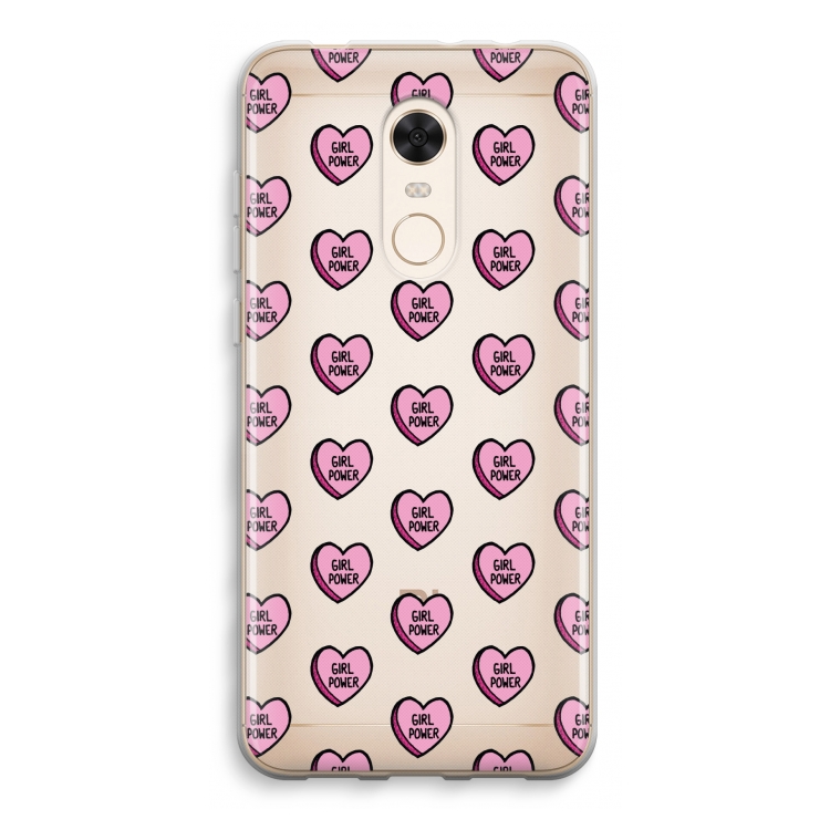 GIRL POWER: Xiaomi Redmi 5 Transparant Hoesje
