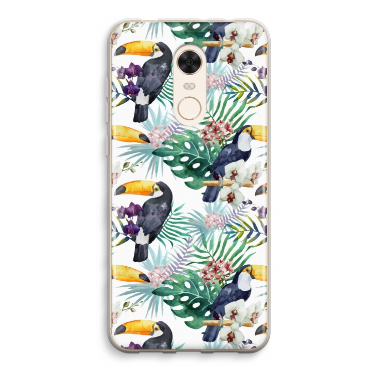 Tukans: Xiaomi Redmi 5 Transparant Hoesje