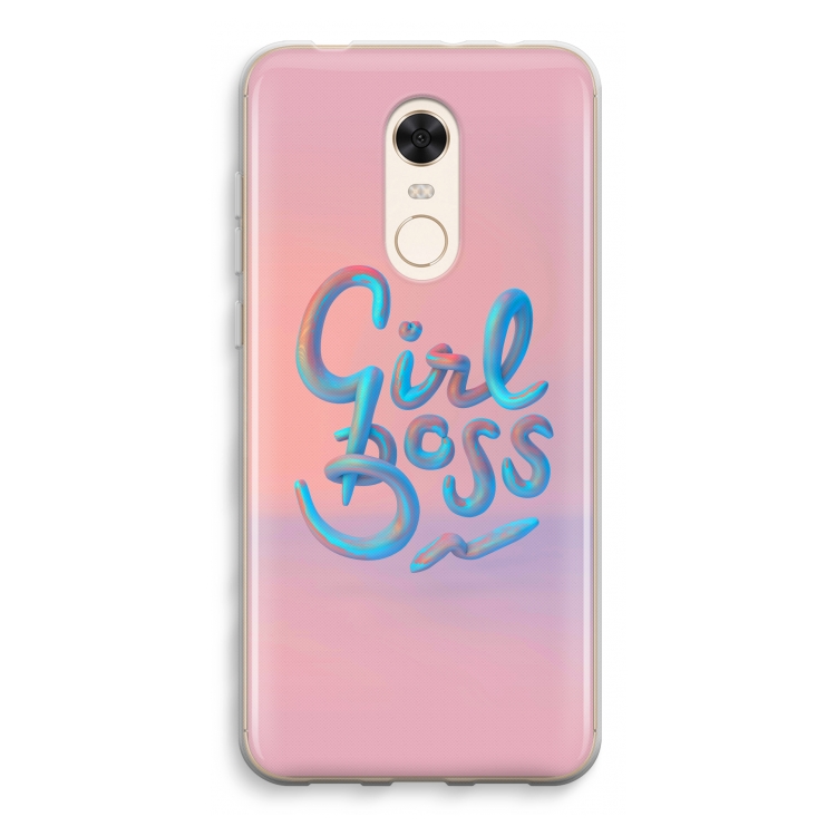 Girl boss: Xiaomi Redmi 5 Transparant Hoesje