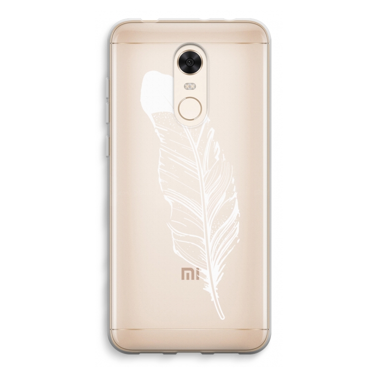 Pluim: Xiaomi Redmi 5 Transparant Hoesje