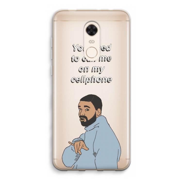 Hotline bling: Xiaomi Redmi 5 Transparant Hoesje