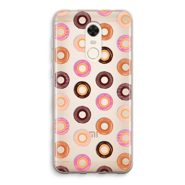 Donuts: Xiaomi Redmi 5 Transparant Hoesje