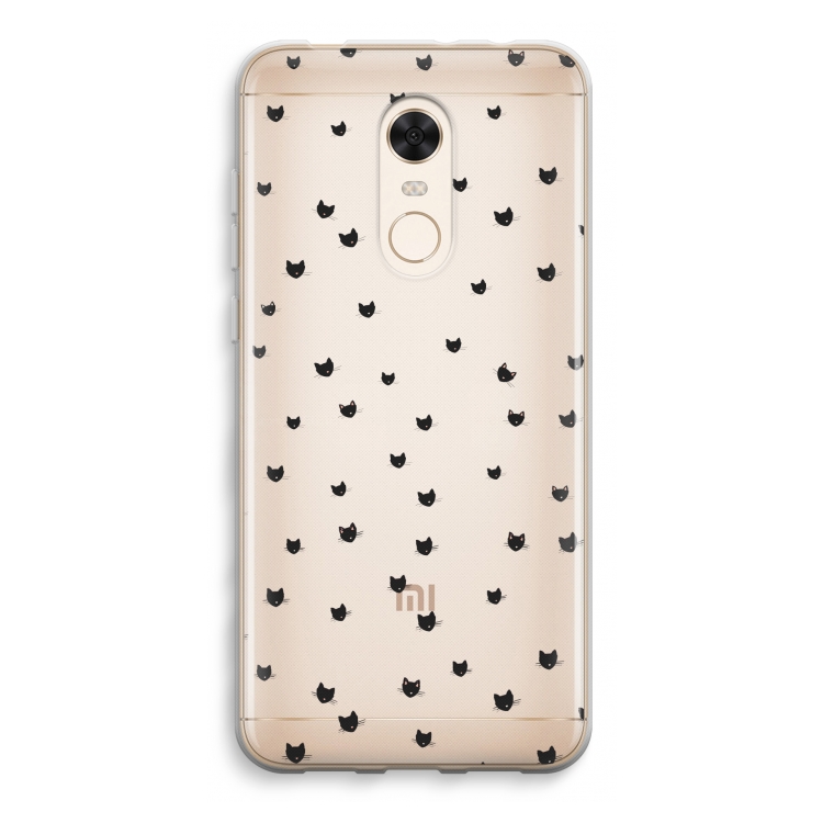 Kleine kattenkopjes: Xiaomi Redmi 5 Transparant Hoesje