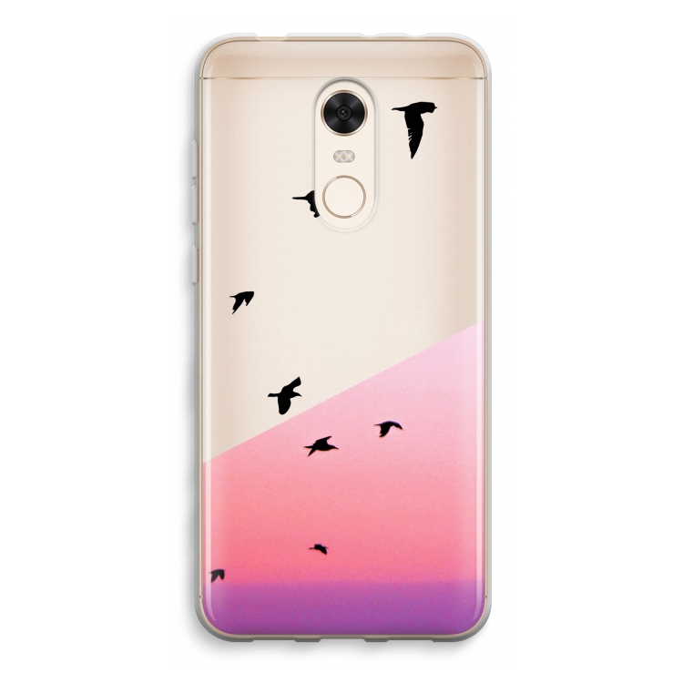 Fly away: Xiaomi Redmi 5 Transparant Hoesje