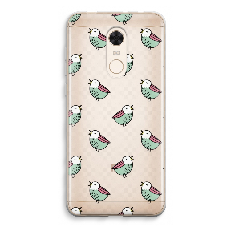 Vogeltjes: Xiaomi Redmi 5 Transparant Hoesje