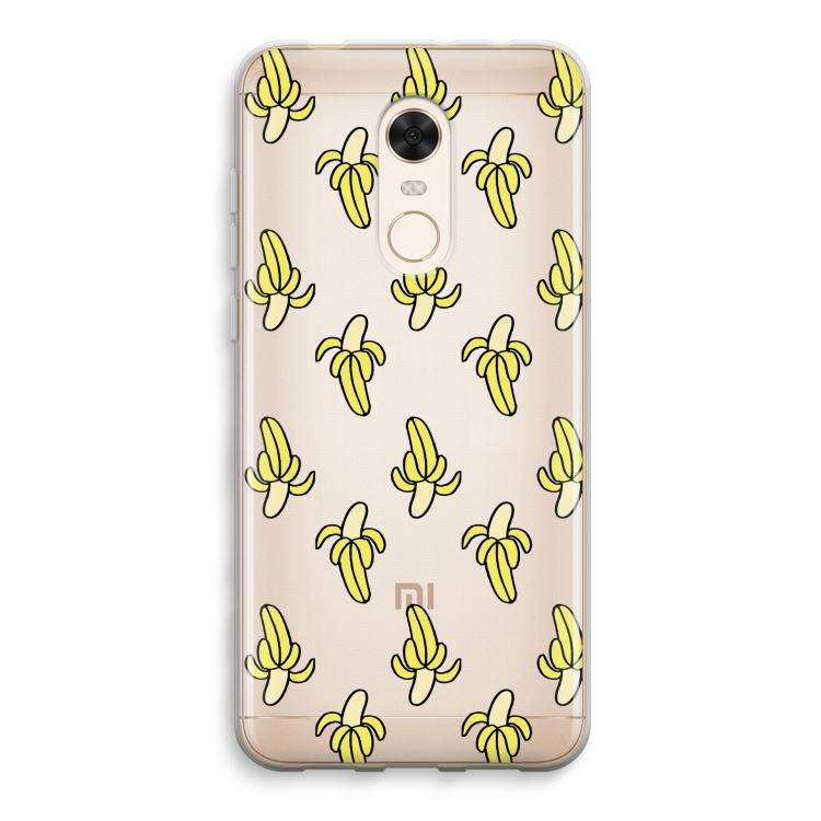 Bananas: Xiaomi Redmi 5 Transparant Hoesje