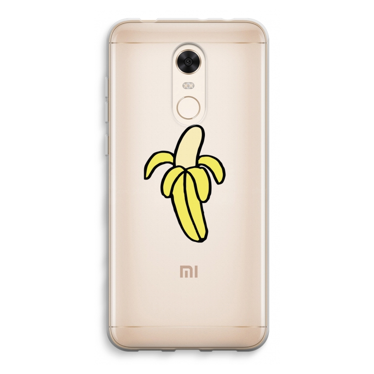 Banana: Xiaomi Redmi 5 Transparant Hoesje