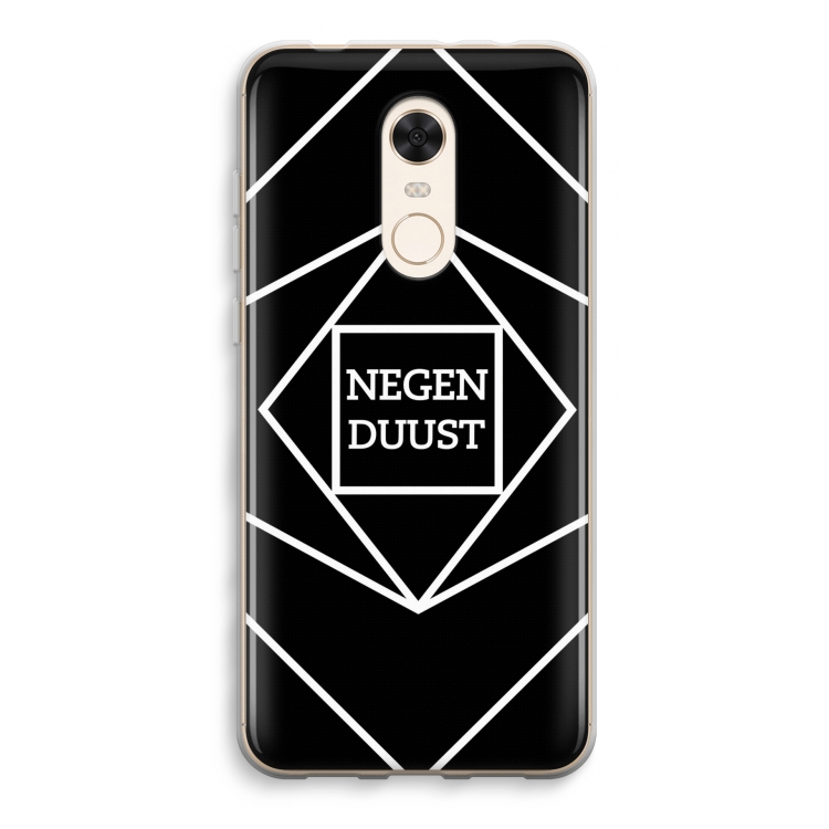Negenduust geometrisch: Xiaomi Redmi 5 Transparant Hoesje