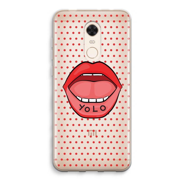 Yolo Denise: Xiaomi Redmi 5 Transparant Hoesje