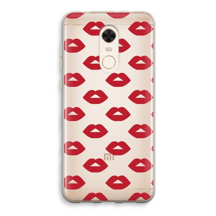 Lips: Xiaomi Redmi 5 Transparant Hoesje