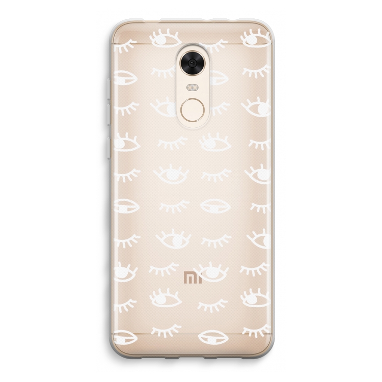 Eye pattern #3: Xiaomi Redmi 5 Transparant Hoesje