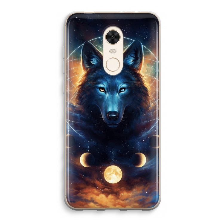 Wolf Dreamcatcher: Xiaomi Redmi 5 Transparant Hoesje