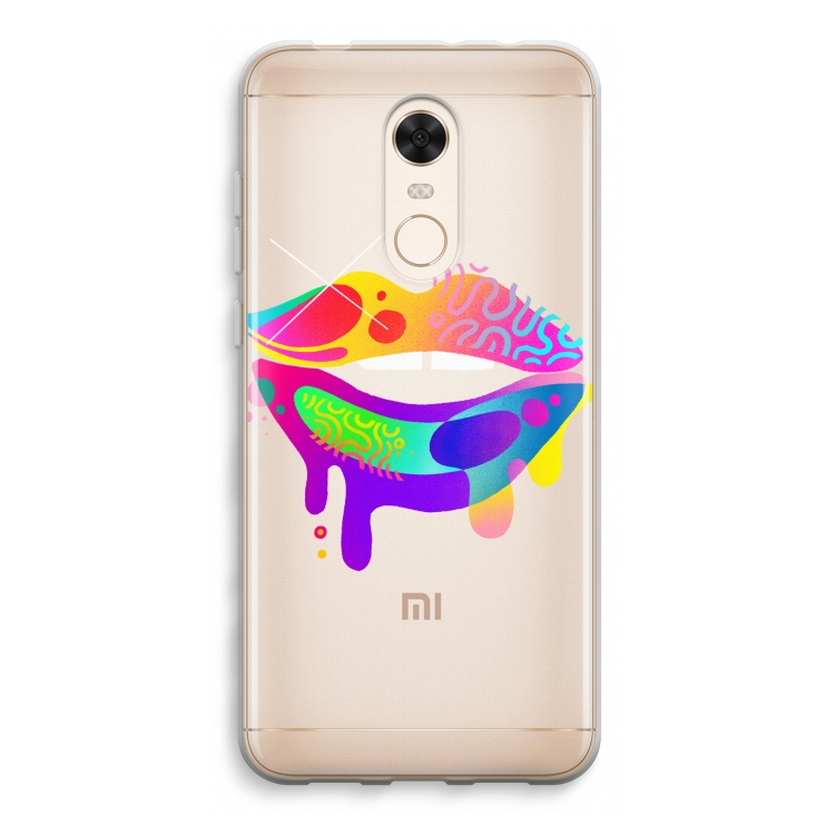 Lip Palette: Xiaomi Redmi 5 Transparant Hoesje