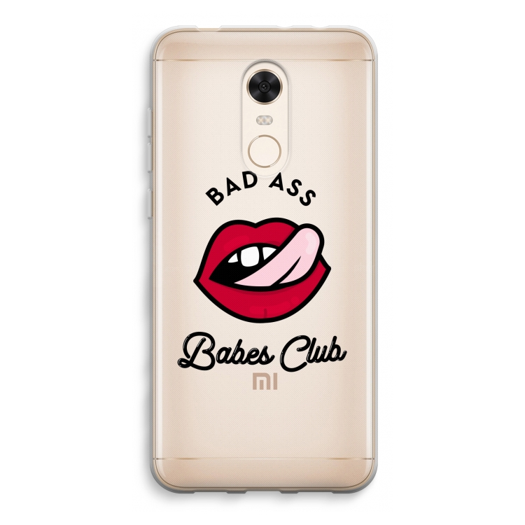 Badass Babes Club: Xiaomi Redmi 5 Transparant Hoesje