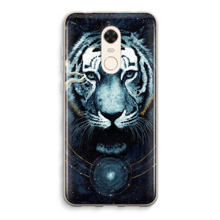 Darkness Tiger: Xiaomi Redmi 5 Transparant Hoesje