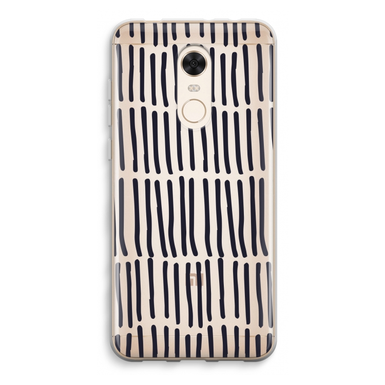 CaseCompany Moroccan stripes: Xiaomi Redmi 5 Transparant Hoesje