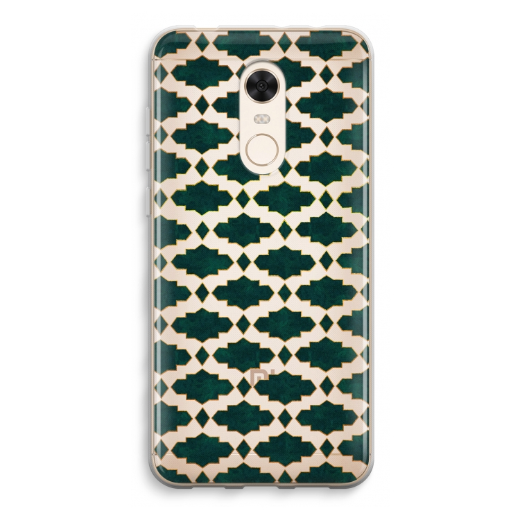 Moroccan tiles: Xiaomi Redmi 5 Transparant Hoesje
