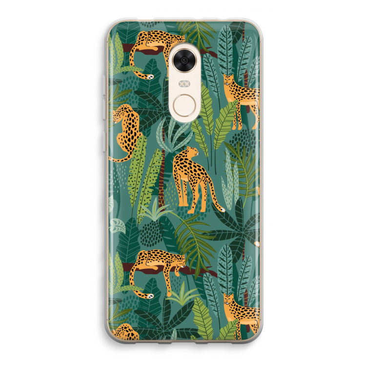 Luipaard 2: Xiaomi Redmi 5 Transparant Hoesje