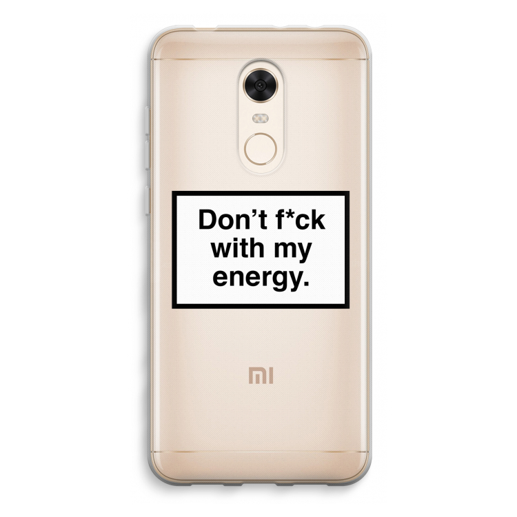 My energy: Xiaomi Redmi 5 Transparant Hoesje