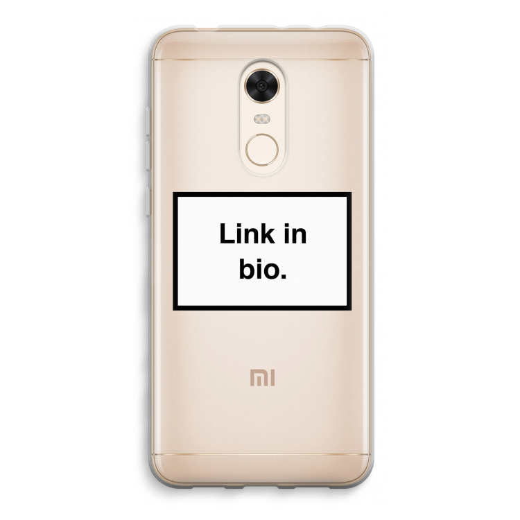 Link in bio: Xiaomi Redmi 5 Transparant Hoesje