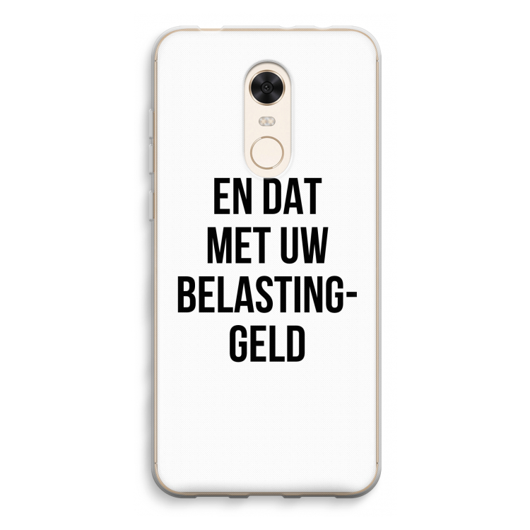 Belastinggeld: Xiaomi Redmi 5 Transparant Hoesje