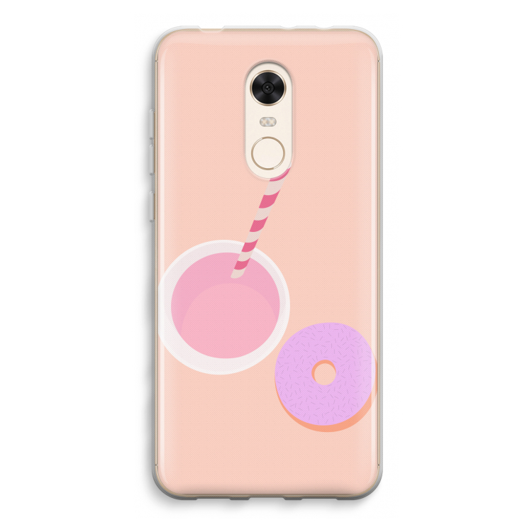 Donut: Xiaomi Redmi 5 Transparant Hoesje