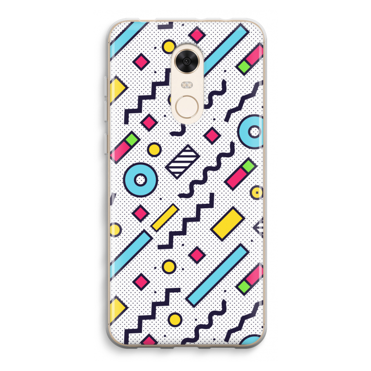 8-bit N°8: Xiaomi Redmi 5 Transparant Hoesje