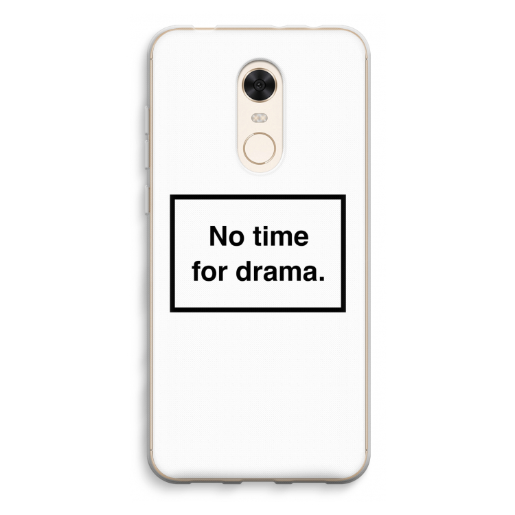 No drama: Xiaomi Redmi 5 Transparant Hoesje