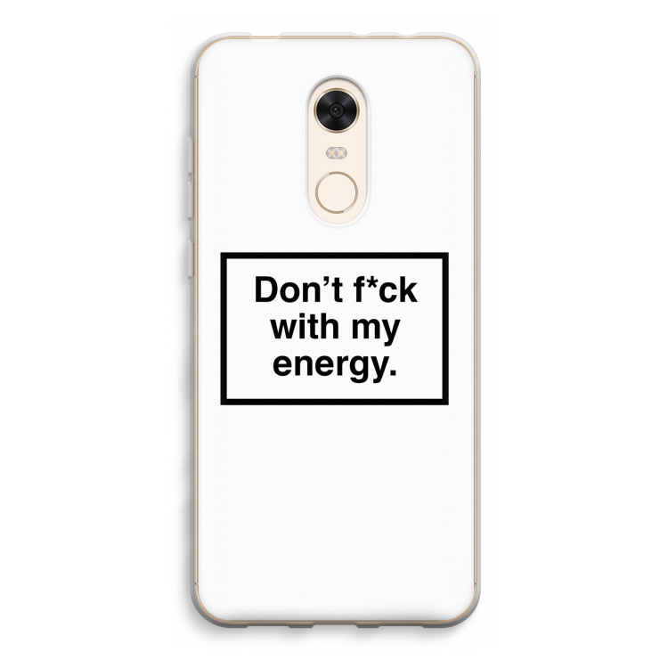 My energy: Xiaomi Redmi 5 Transparant Hoesje
