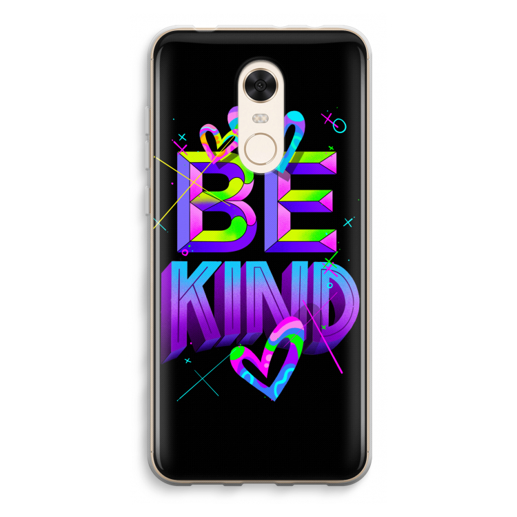 Be Kind: Xiaomi Redmi 5 Transparant Hoesje