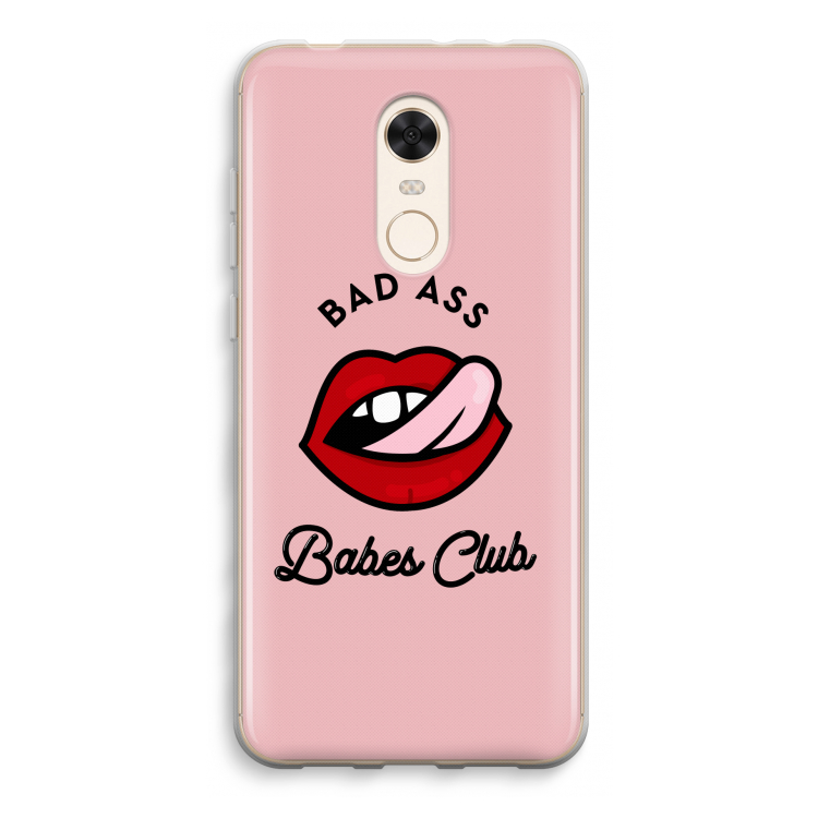 Badass Babes Club: Xiaomi Redmi 5 Transparant Hoesje
