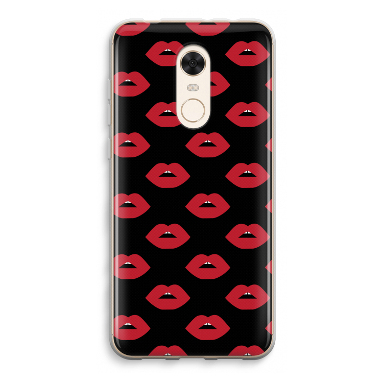 Lips: Xiaomi Redmi 5 Transparant Hoesje