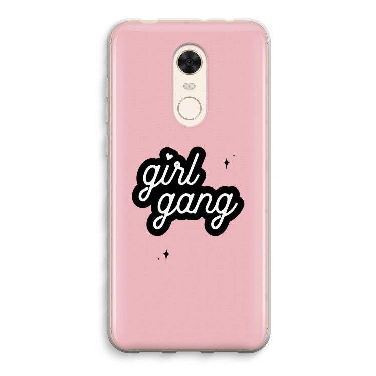 Girl Gang: Xiaomi Redmi 5 Transparant Hoesje