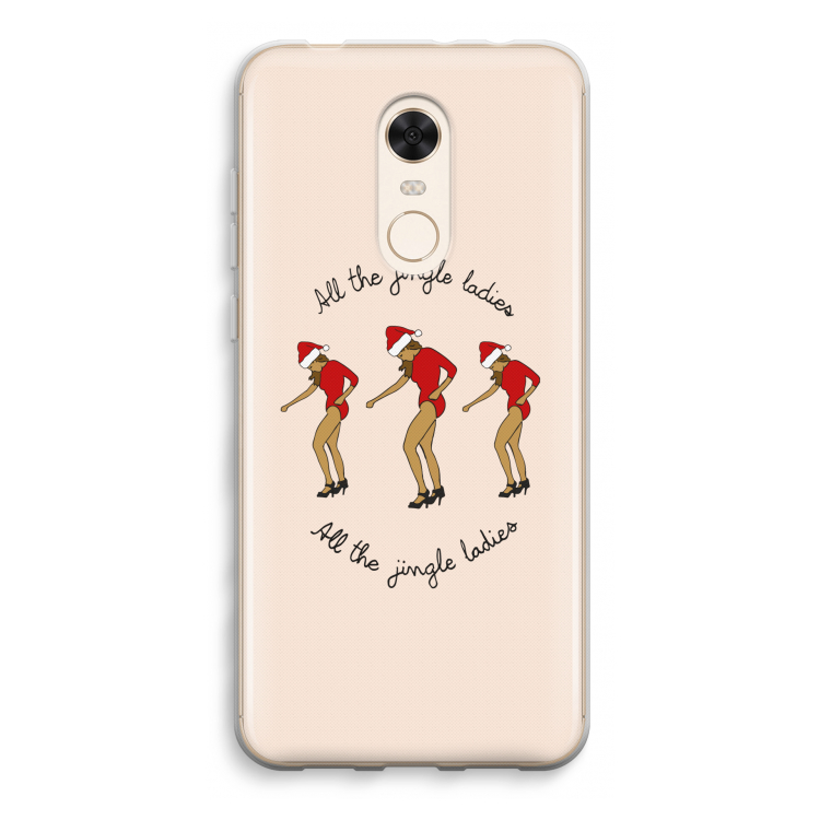 Jingle Ladies: Xiaomi Redmi 5 Transparant Hoesje