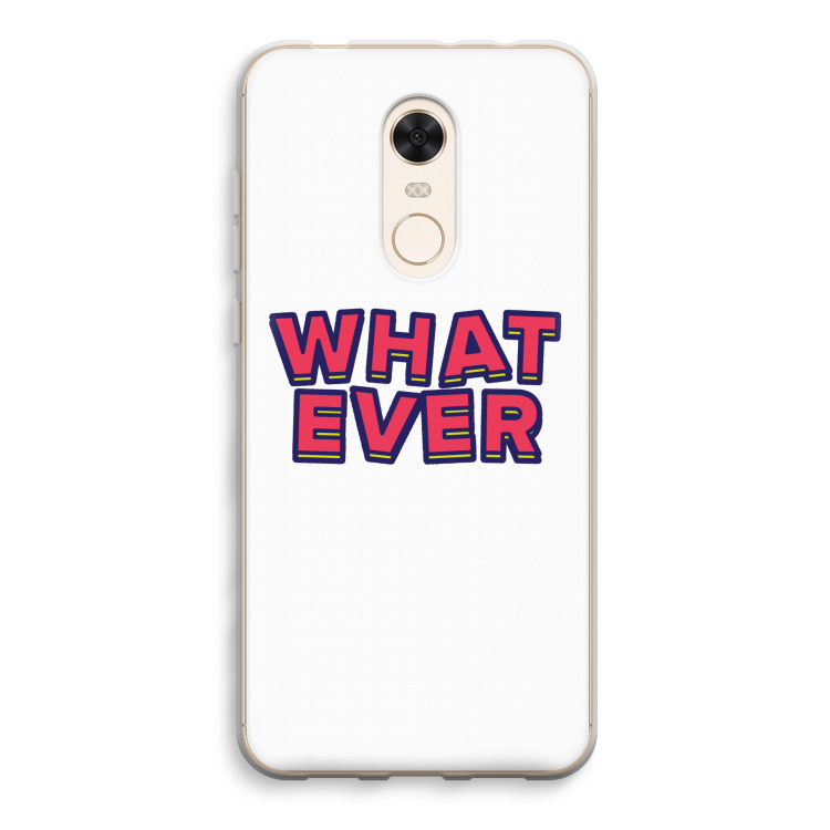 Whatever: Xiaomi Redmi 5 Transparant Hoesje